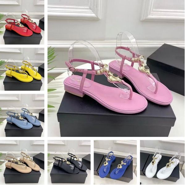 

summer brand t-strap thong sandals shoes buckle ankle strap heart crystal lady slippers perfect nice lady comfort walking eu35-41, Black