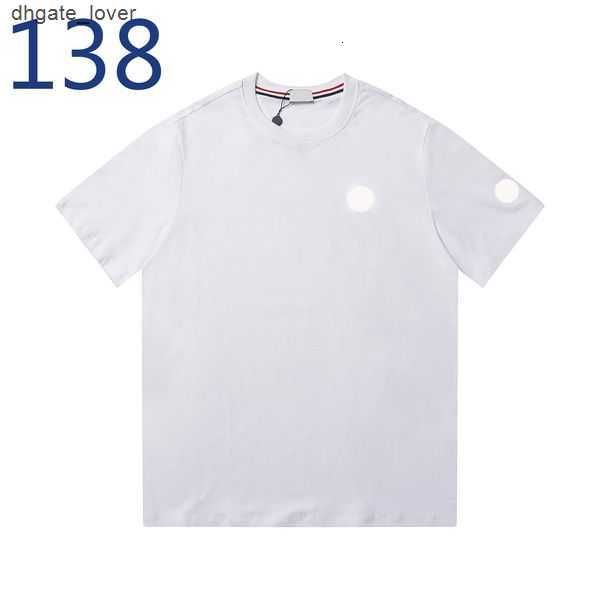 

monclair france luxury brand men t shirts 11 styles casual tee designers shirts mens size m--xxxlq312, White;black