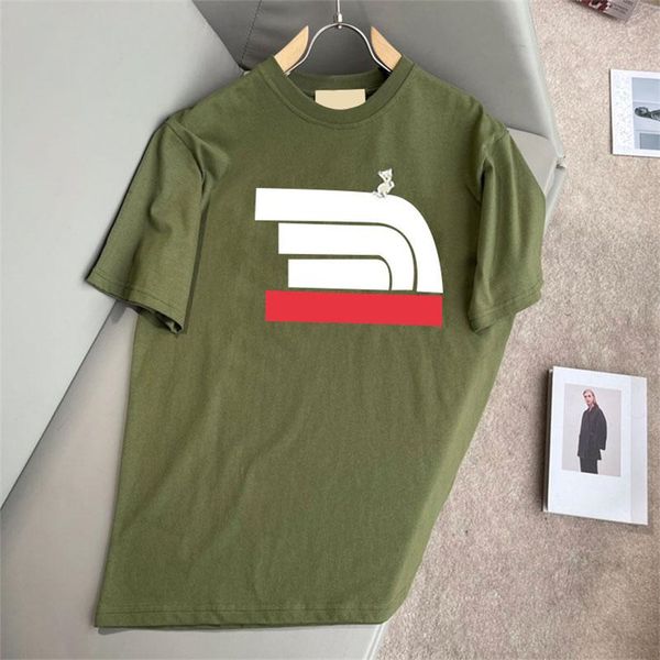 

2023 designer mens t shirts soft cotton short sleeves t-shirts embroidery anti wrinkle fashion casual men's clothing apparel tees k33, White;black