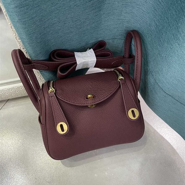 

bags original designer 2021 luxury new lindys medicine bag pillow togo pattern head layer cow leather portable shoulder messenger double ban