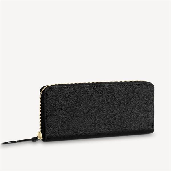 

m60742 clemence wallet designer women zippy long canvas clmence key wallet pouch coin purse card holder case mini pochette accesso2011, Red;black