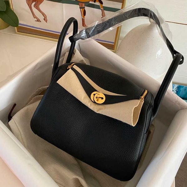 

designer original luxury 2023 bags new cow skin litchi pattern lindi bag doctor's togo women's one-shoulder hand medicine 2 1tir
