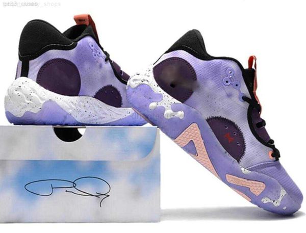 

shoe boots basketball shoes sports sneakers mens paul george pg 6 vi pe 6s apollo missions nasa sales size 40-46 a6, Black