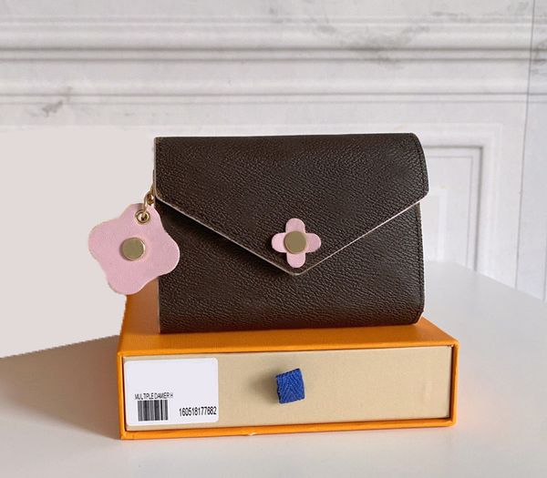 

fashion designer wallet luxury emilie purse womens clutch highs quality flower letter zipper coin purses card holder ladies cute wallets ori, Red;black