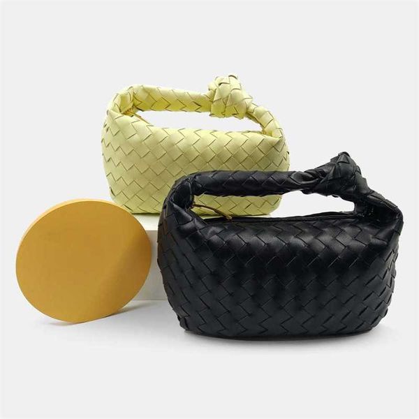 

fashion bags bottegass bags leather fashion temperament simple pure color personalized women's cowhide woven knot horn single shoulder