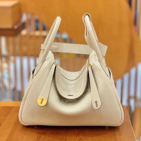 

hand-stitched luxury bags original designer wax thread lindys bag 26cm leather women's medicine pillow diagonal shoulder doctor's