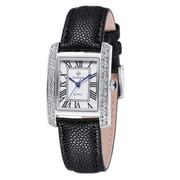 

women watches movement luxury femininity ladies square ins fashion watch accessory quartz light mechanical luxury women's waterproof tr, Slivery;golden