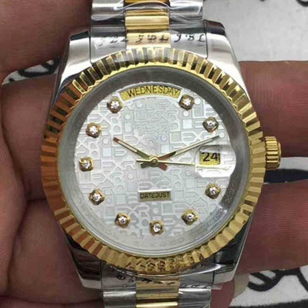 

superclone datejust date c sapphire designer watch automatic machinery luxury mens mechanical log between teeth double white table geneva es, Slivery;brown