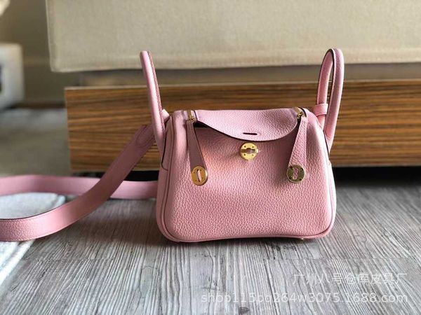 

designer luxury bags genuine original leather women's bag lindys mini small cross-body layer togo one-shoulder portable doctor 15 yd52