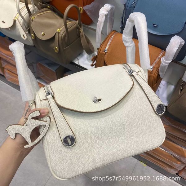 

bags original designer double-shoulder brand doctor bao lindi bag soft cowhide lychee pattern portable one-shoulder cross-body versatile emb