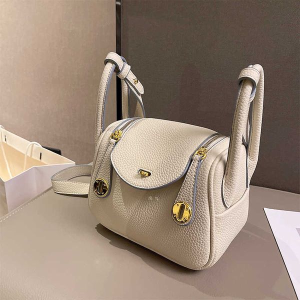 

bags original designer home luxury h 2023 new lychee grain lindys bag doctor women's one shoulder messenger hand mini medicine case oz5