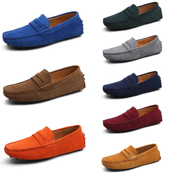 

men casual shoes solid color black breathable silvers taupe dlives brown blue oranges jogging walking low softs multi leather mens sneaker o
