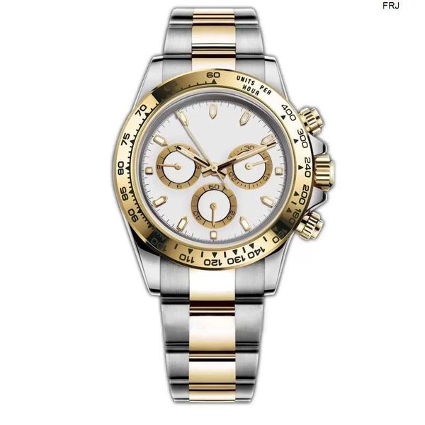 

luxury mens watch rolax mechanical automatic ceramic bezel movement sapphire glass all dials work stainless steel strap master men wristwatc, Slivery;brown