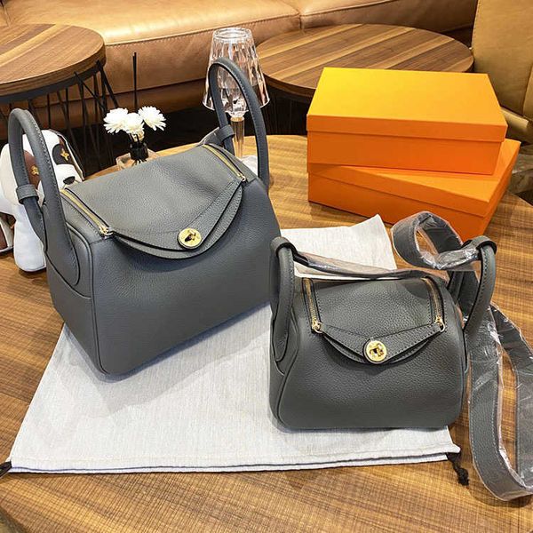 

designer original luxury togo bags pilindys bag women's high-grade headfelt cowhide 2023 new single-shoulder cross-body doctor's p