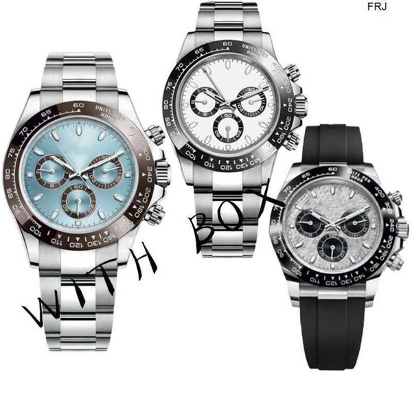

designer rolax watches mens luxury mechanical automatic 40mm black ceramic bezel 904l stainless steel white disc bracelet foldover clasp wat, Slivery;golden