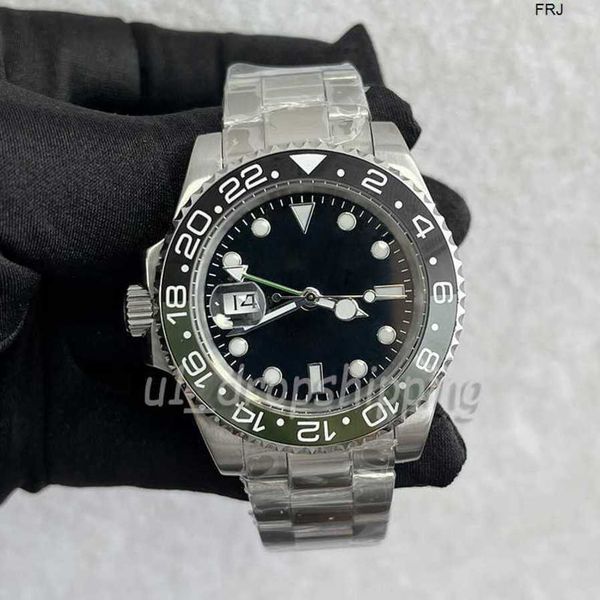 

luxury mens watch rolax mechanical automatic 2023 dropshipping ceramics es montre de luxe 40mm full sta e6l8, Slivery;brown