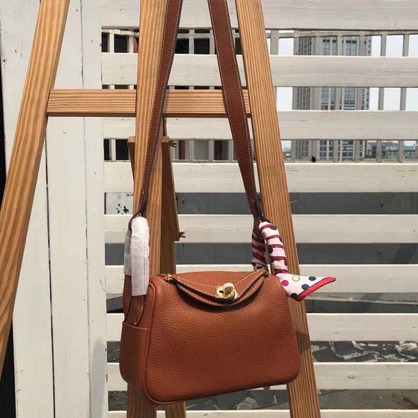 

designer luxury bags 2023 original new lindys bag mini pillow leather layer cowhide women's single shoulder cross-body portable doctor