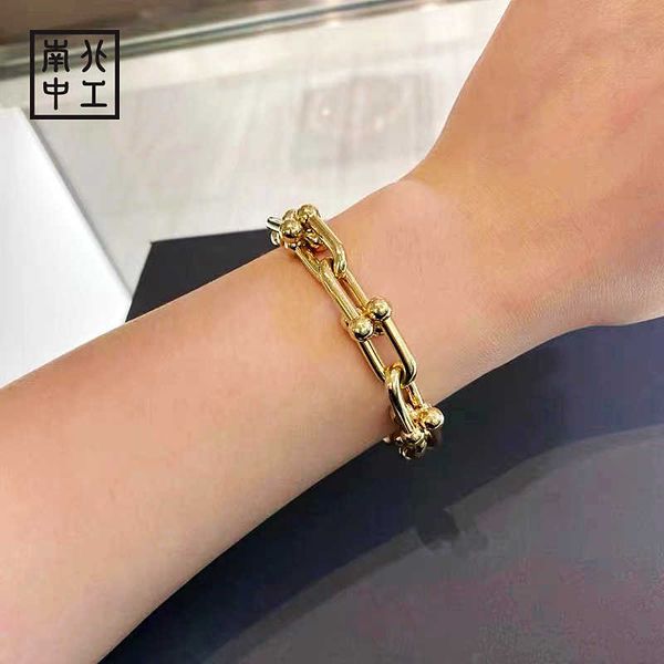 

high-quality luoyang jewelry personalized fashion tiffay u splice adjustable copper bracelet for men and women, Black
