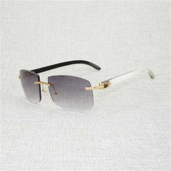 

sunglasses trend designer vintage natural wood oversized sunglasses men black buffalo horn shades random wood eyewear for riding club oculos, White;black
