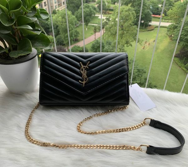 

luxury designer woman bag handbag women shoulder bags genuine leather original box messenger purse chain with card holder slot clutch