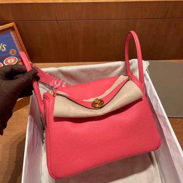 

designer luxury bags tc original cow leather wax thread sewing full manual lindys bag classic doctor women's portable shoulder 10 m1fa