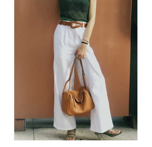 

head original designer luxury bags layer cow leather lindys bag women's doctor's one shoulder portable medicine pillow custom made