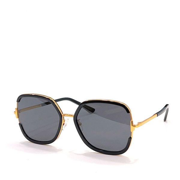

new fashion design square sunglasses 809k classic metal frame simple and versatile style uv400 protection glasses, White;black