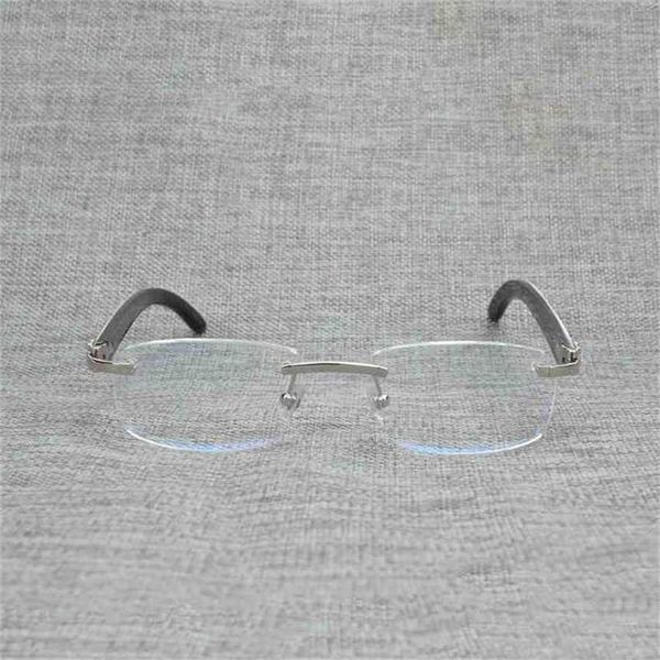

sunglasses vintage wood square clear men natural buffalo horn oversize rimless glasses frame for women reading optical oval oculoskajia 2023, White;black