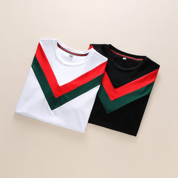 

summer designers men's t-shirts loose oversize tees s-3xl apparel fashion mans casual shirt luxury street shorts sleeve clothes mens w, White;black