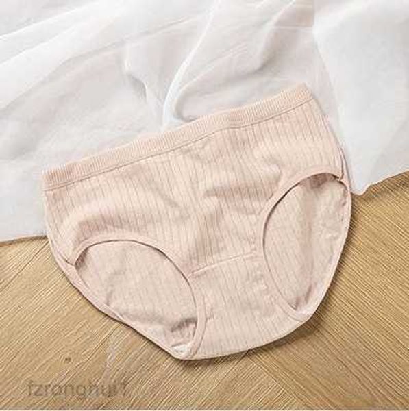 

women's panties solid color simple mid-waist shorts for all-cotton crotch girls' underwear women 1 aek6, Black;pink