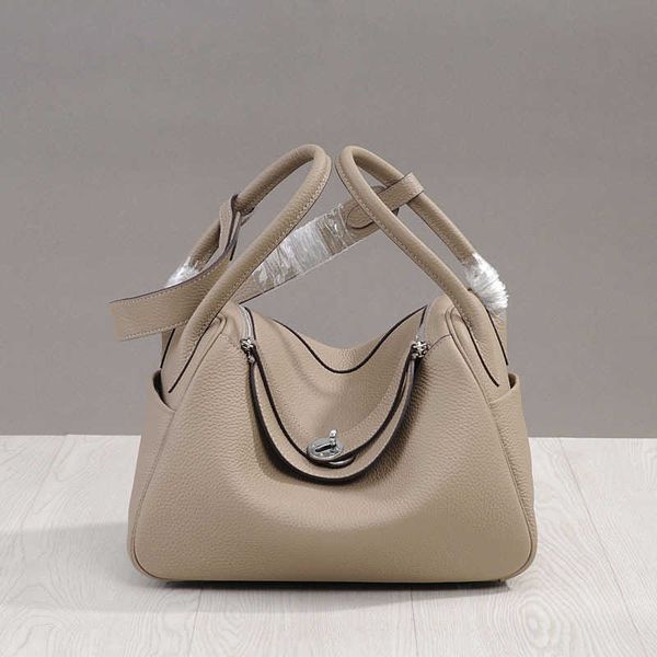 

luxury bags original designer 2023 spring and summer new medicine box big bag quality first layer cow leather shoulder hand women's lin