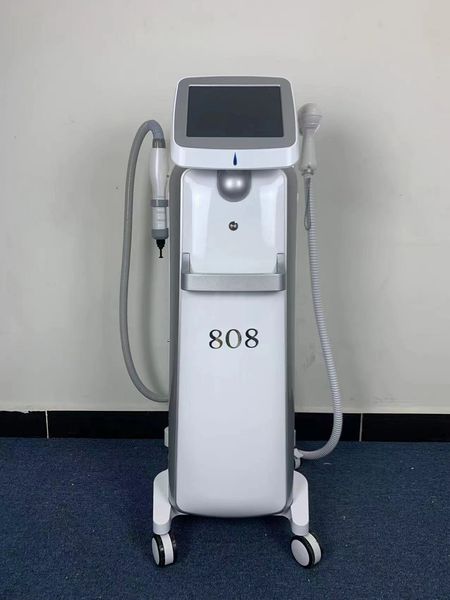 

triple wavelength 755nm 808nm 1064nm 2 in 1 diode laser non-invasive tattoo removal eyebrow washing body permanent hair removal machine