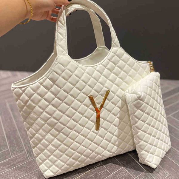

shoulder bags designer diamond handbag women big logo tote leather simple and generous messenger shopping with wallet 220804
