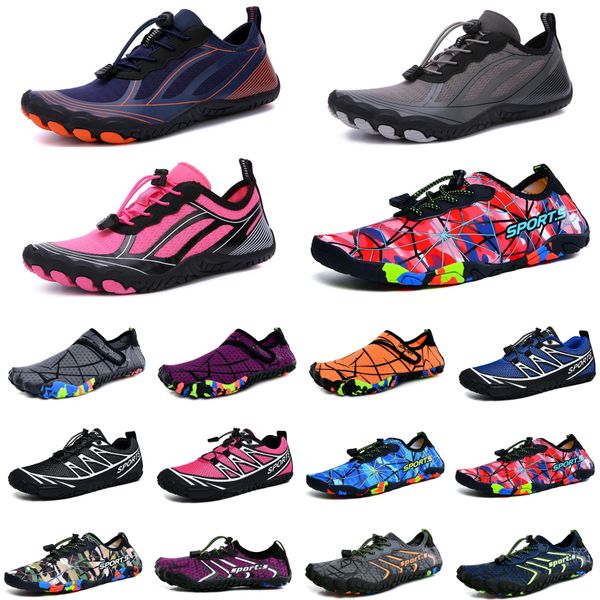 

water shoes green pink black wading navy shoes beach shoes couple soft-soled creek sneakers grey barefoot skin snorkeling wading fitness wom