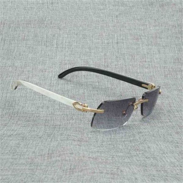 

sunglasses vintage square wood sunglasses men natural buffalo horn glasses for outdoor rimless style small lens shades white black templeska