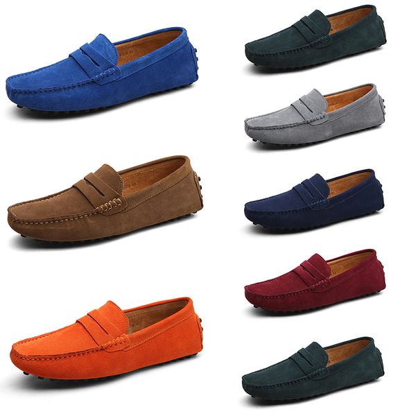 

men casual shoes solid color black breathable silvers taupe dlives brown blues oranges jogging walking low soft multi leather mens sneaker o