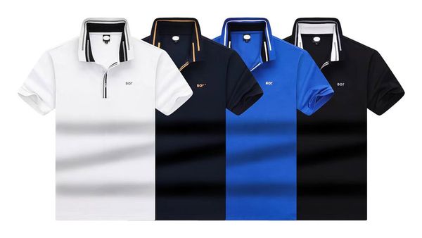 

luxurys designers summer mens women's drees fashion cotton polo shirt men turn down collar casual social style giraffe brand printing m, White;black