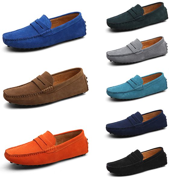 

men casual shoes solid color black breathable silvers taupe dlives grey blue orange jogging walking low soft multi leather mens sneakers out