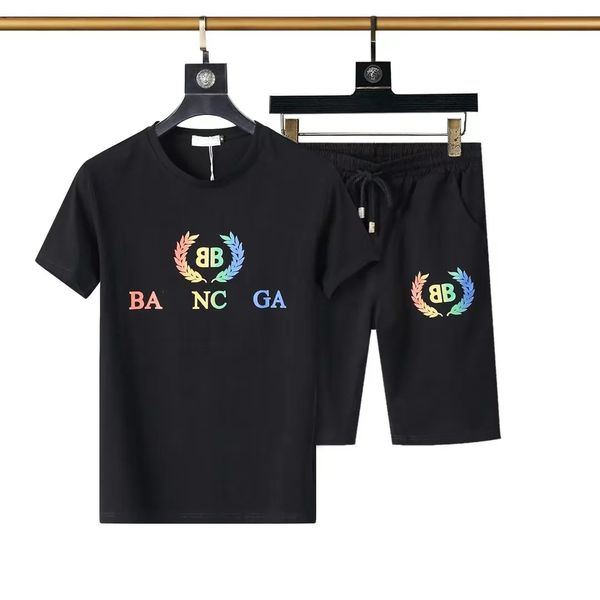 

men's tracksuits designer sets jogger sweatshirts sports sporting suit men women short pants t-shirt pullover trousers bottoms man asia, Gray