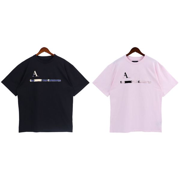 

2023 designer fashion tees male and womens t-shirts summer style tshirt short sleeve and round neck hip hop streetwear, White;black