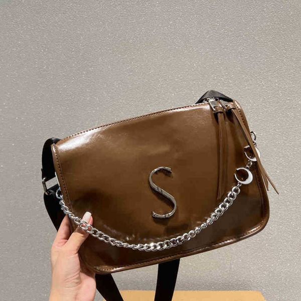 

bags for women chain shoulder designer handbag luxury leather square crossbody messenger fashion ladies purses 220917