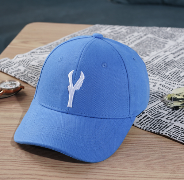 

hat women's fashionable baseball cap letter embroidery net red peaked caps sunshade sun protection hat wholesale, Blue;gray