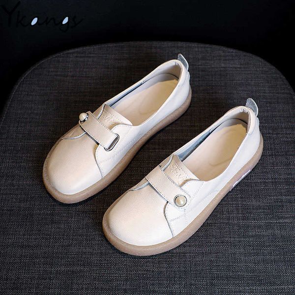 

dress shoes designer pearl paste women loafers flats fashion pu leather breathable sport casual shoes nonslip hardwearing white shoes j23030, Black