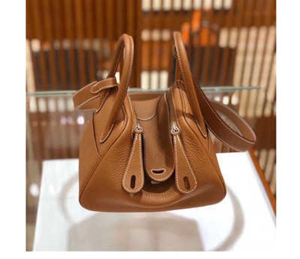 

2023 luxury bags original designer new versatile mother bao lindi bag cowhide doctor leather women's one shoulder pillow medicine 1 s4u