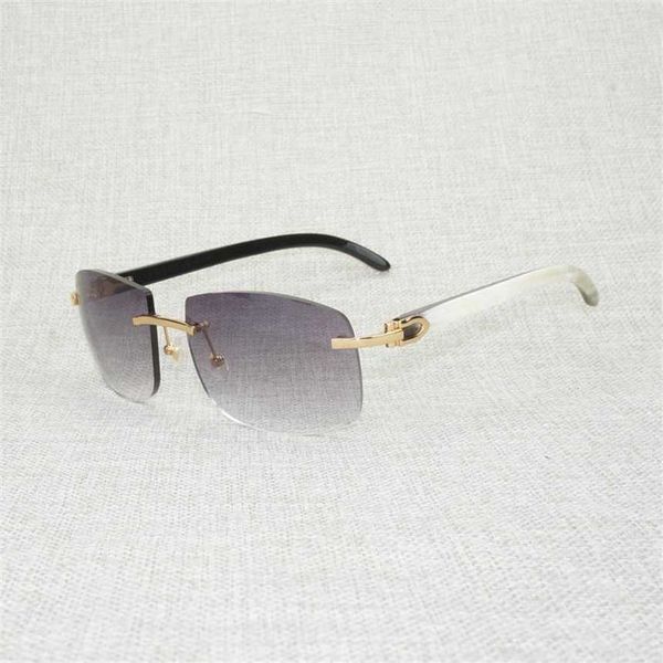 

sunglasses trend designer vintage natural wood oversized sunglasses men black buffalo horn shades random wood eyewear for riding club oculos, White;black