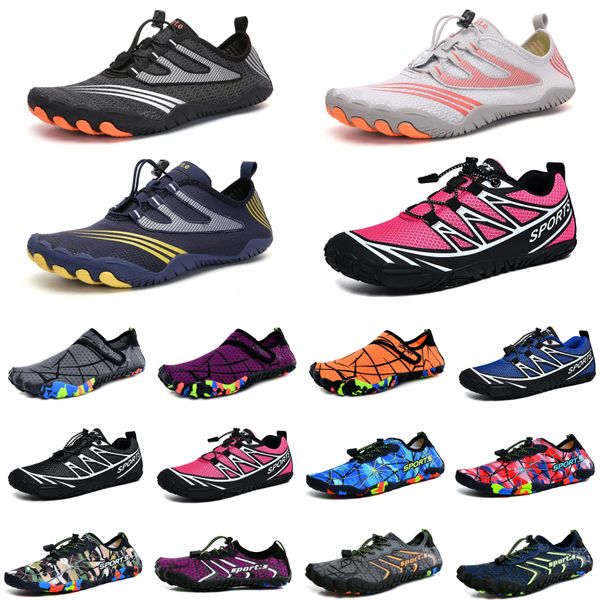 

water shoes grey white wading green yellow shoes beach shoes couple soft-soled creek sneakers grey barefoot skin snorkeling wading fitness w, Black