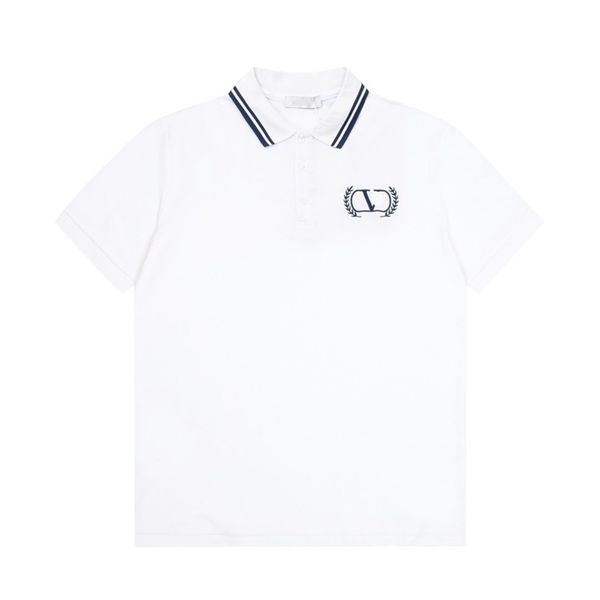 

2 new fashion london england polos shirts mens designers polo shirts high street embroidery printing t shirt men summer cotton casual t-shir, White;black