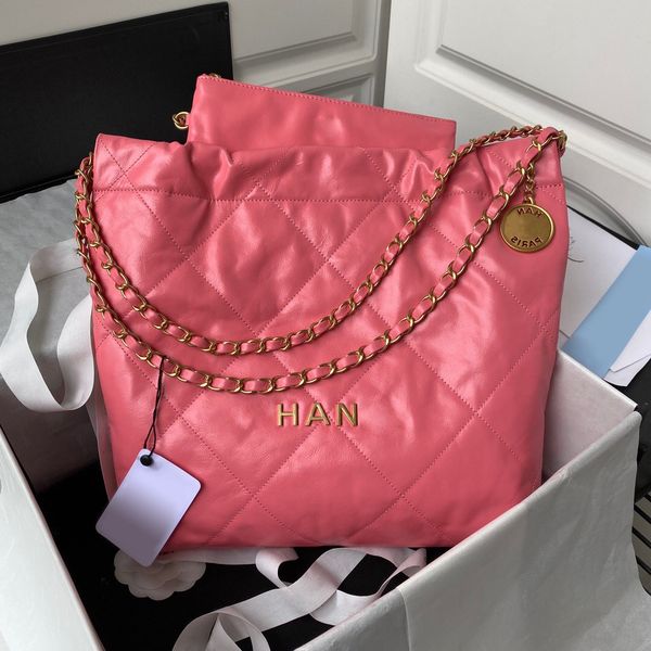 

luxury genuine leather weekend shopping bags crossbody womens classic fashion luxurys designers totes clutch shoulder travel metal letters c