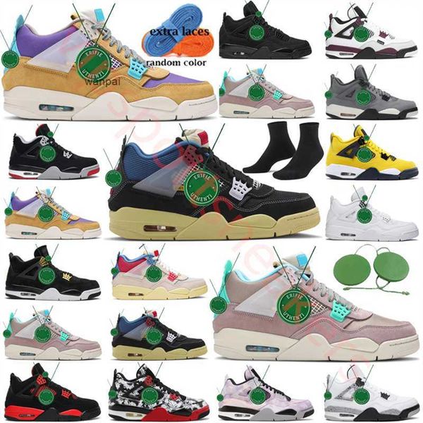 

air jumpman 4s basketball shoes mens women jordens 4 sports shoes white oreo back canvas cat university blue mocha shimmer lightning jorden