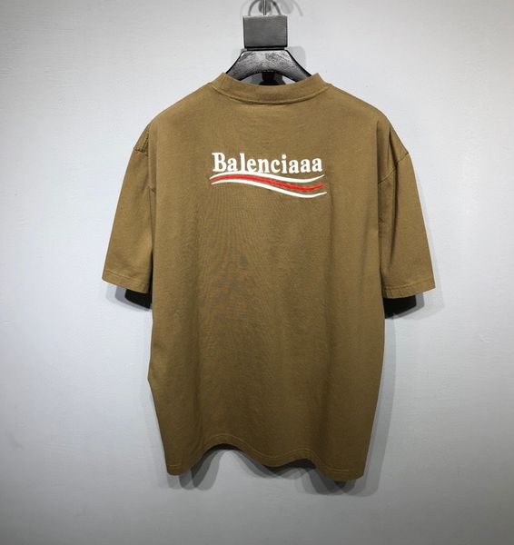 

men's plus tees & polos round neck embroidered and printed polar style summer wear with street pure cotton 2rf2g, Black;brown